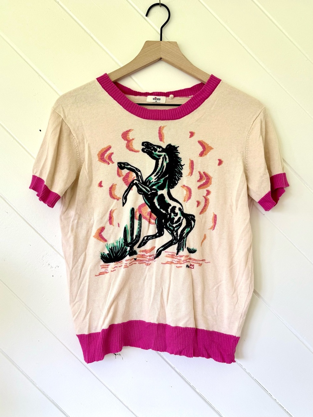 Me369 Nora Horse knit top